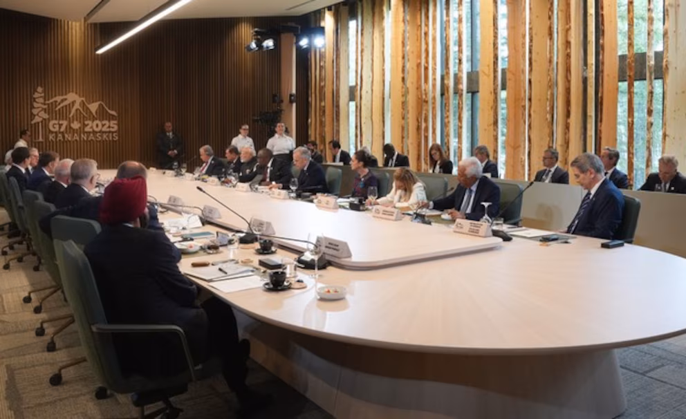 Claudia Sheinbaum aboga por migrantes en la Cumbre del G7