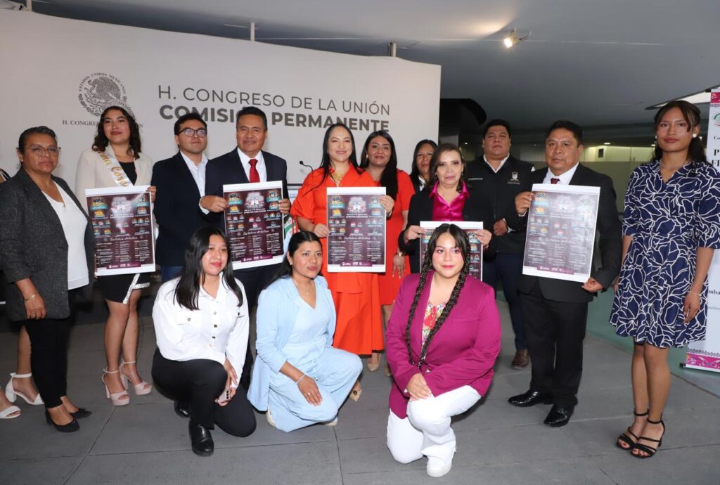 PRESENTA LIZ SÁNCHEZ EN EL SENADO LAS FERIAS DE LA MANZANA DE ZACATLÁN Y DE CORONANGO, PUEBLA