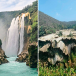 Extracción para riego y altas temperaturas secan la cascada de Tamul en SLP