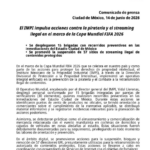 IMPI bloqueó 57 sitios web que intentaron transmitir el partido de México y Sudáfrica